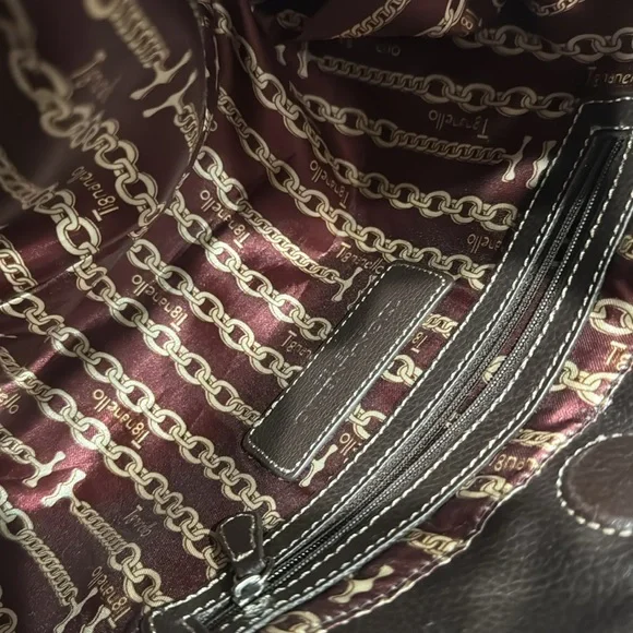 Tignanello Brown Leather Shoulder purse - Picture 4 of 8